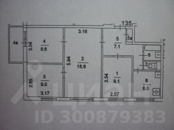 4-комн.кв., 63 м², этаж 8