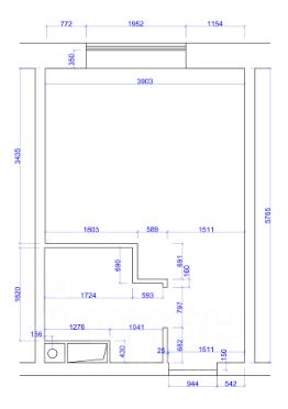 студия, 23 м², этаж 10