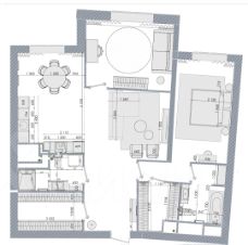 3-комн.кв., 100 м², этаж 10 3-комн.кв., 100 м², этаж 10