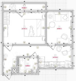 2-комн.кв., 37 м², этаж 8