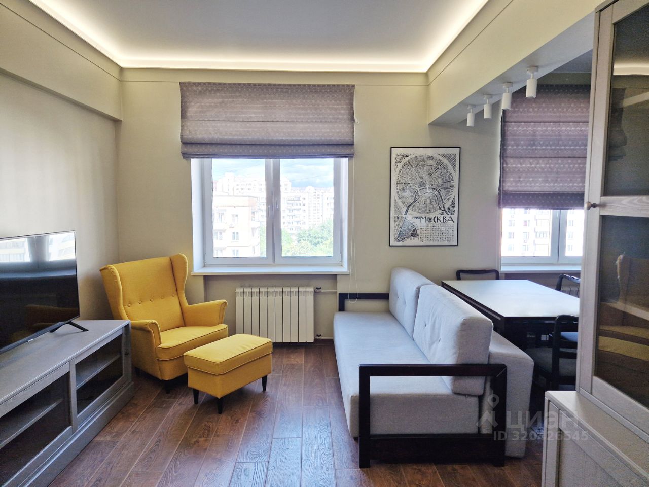 Евро2-комнатная квартира, 54 м² — фото 2