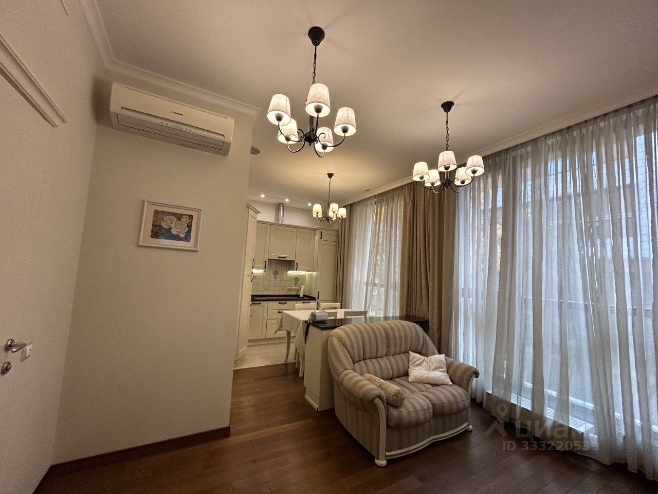 Квартира-студия, 55 м² — фото 3
