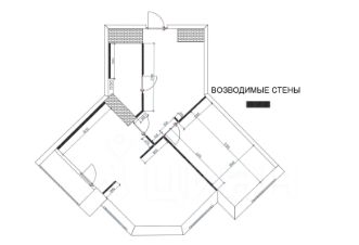 2-комн.кв., 68 м², этаж 17