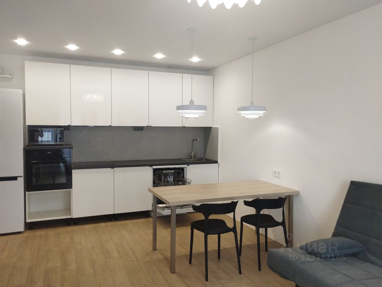 Евро2-комнатная квартира, 50 м² — фото 1