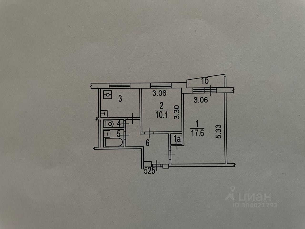 Продаю двухкомнатную квартиру 45м² Саянская ул., 7К2, Москва, м.  Новогиреево - база ЦИАН, объявление 304021793