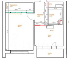 1-комн.кв., 37 м², этаж 10