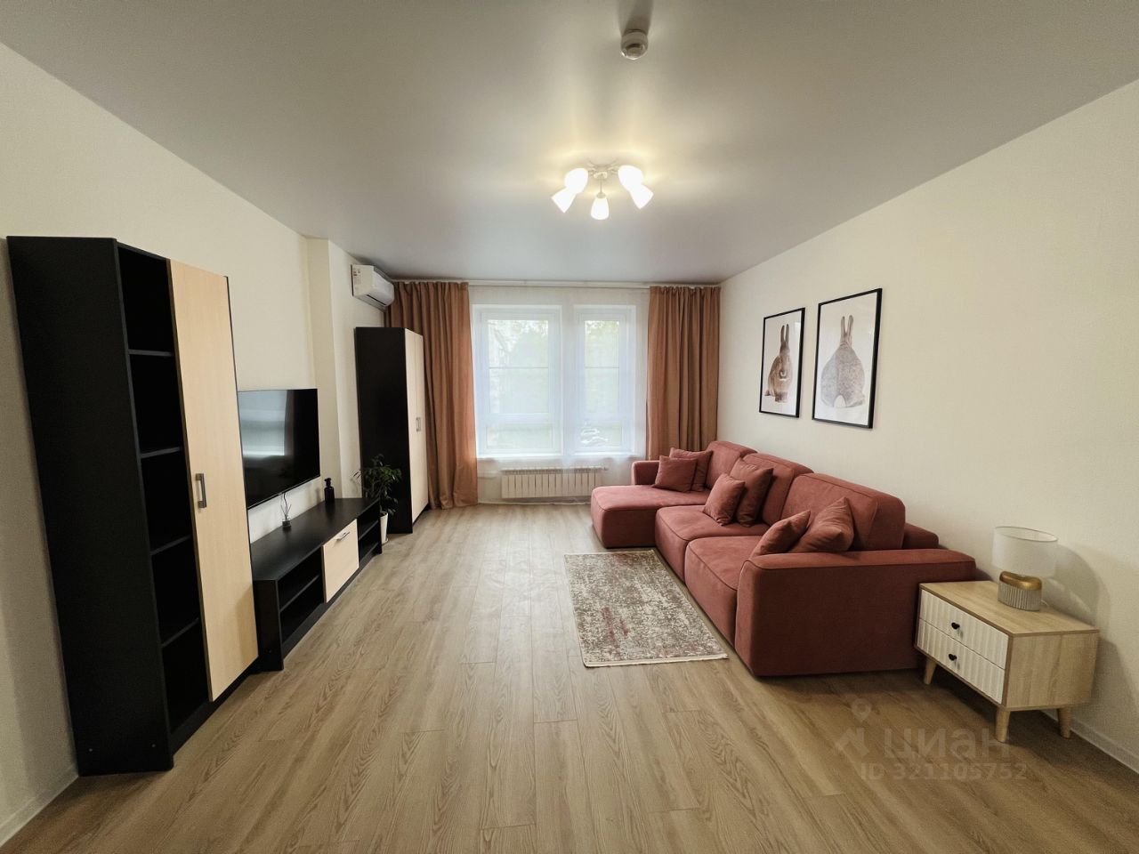 1-комнатная квартира, 40,2 м² — фото 2