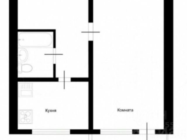 1-комн., 40 м², 21/22 этаж