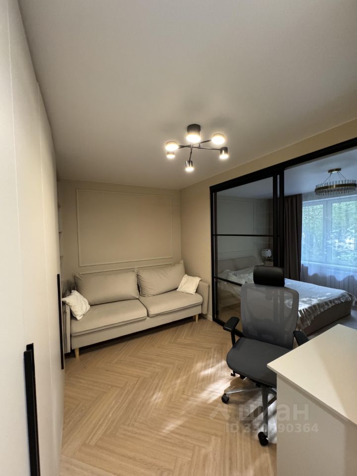 1-комнатная квартира, 38 м² — фото 2