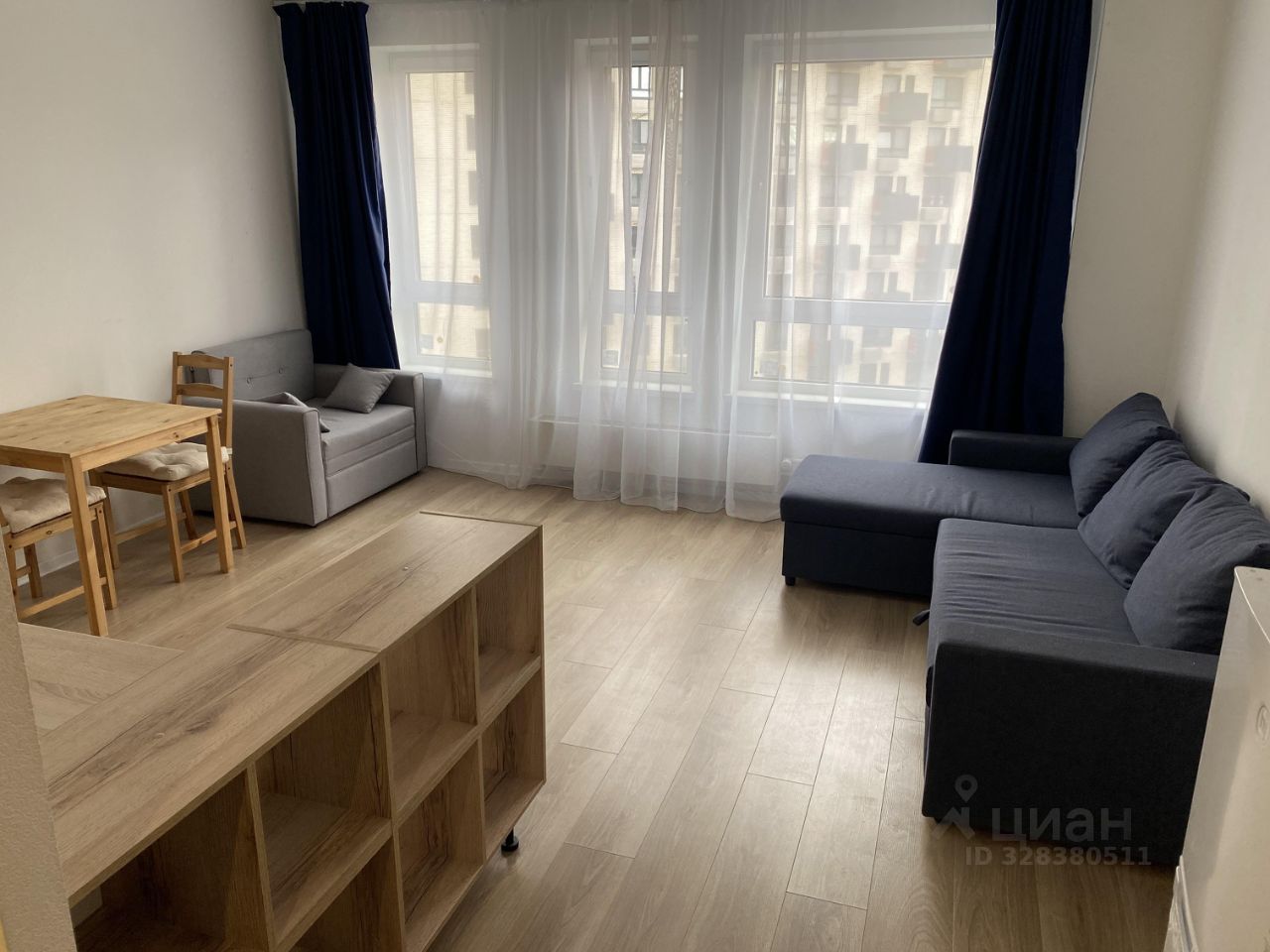Квартира-студия, 28 м² — фото 1
