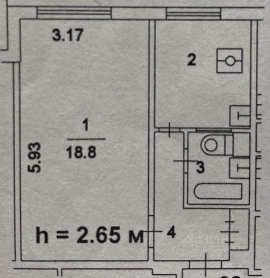 Продаю однокомнатную квартиру 32.9м² Снайперская ул., 11, Москва, ВАО ...