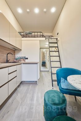 апарт.-студия, 35 м², этаж 3