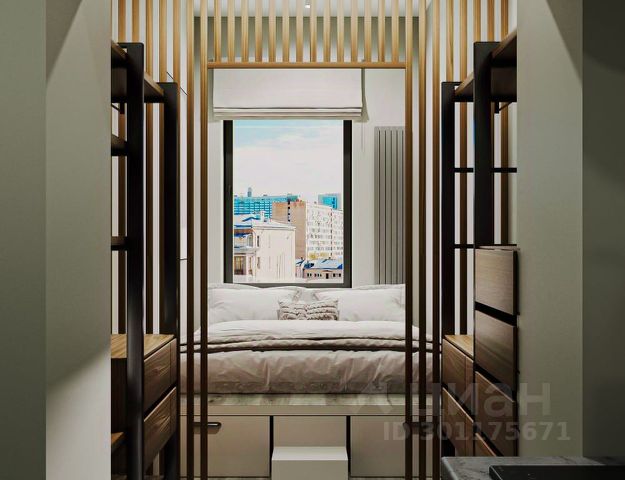 Апартаменты-студия, 22,7 м², 2/2 этаж