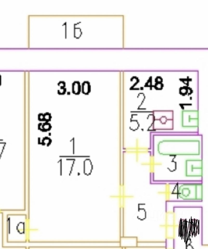 1-комнатная квартира, 29,2 м² — фото 8