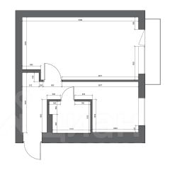 1-комн.кв., 31 м², этаж 3
