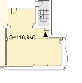 апарт. своб. план., 119 м², этаж 3