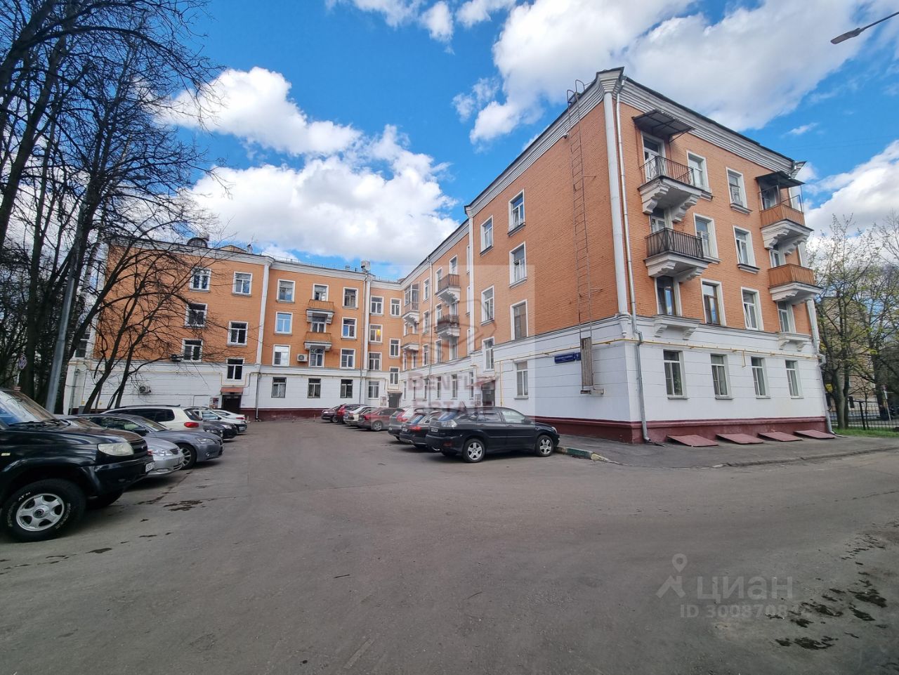 Продажа трехкомнатной квартиры 72,3м² ул. Академика Павлова, 9К1, Москва,  м. Молодёжная - база ЦИАН, объявление 300870844