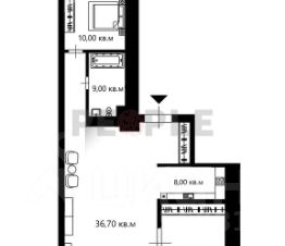 3-комн.кв., 80 м², этаж 8