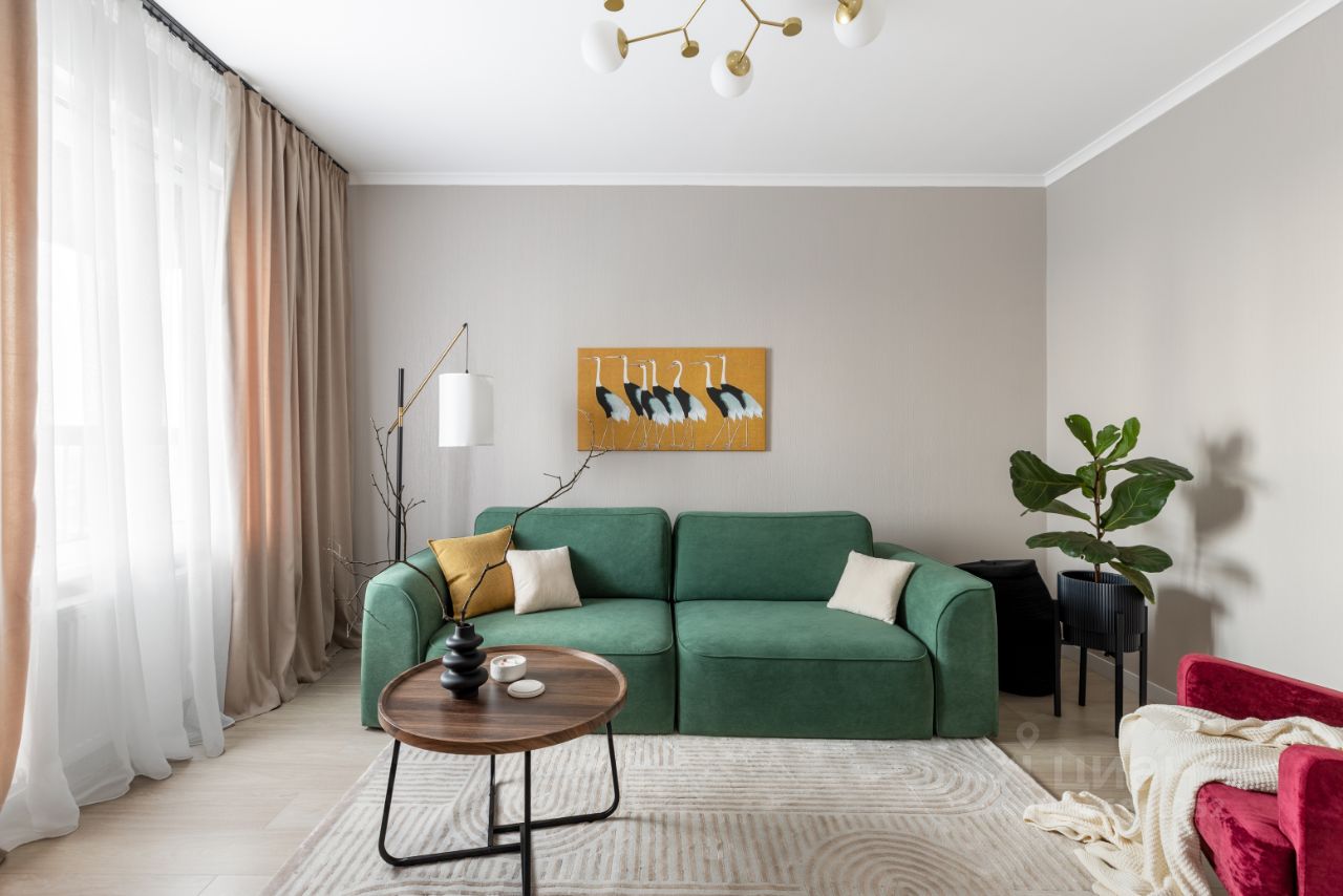 2-комнатная квартира, 55 м² — фото 4