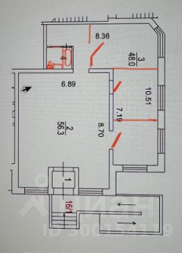 апарт. своб. план., 110 м², этаж 1