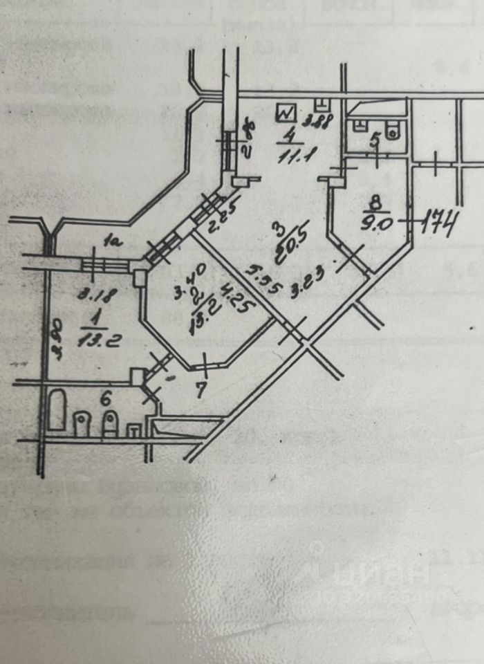 3-комнатная квартира, 89,9 м² — фото 8