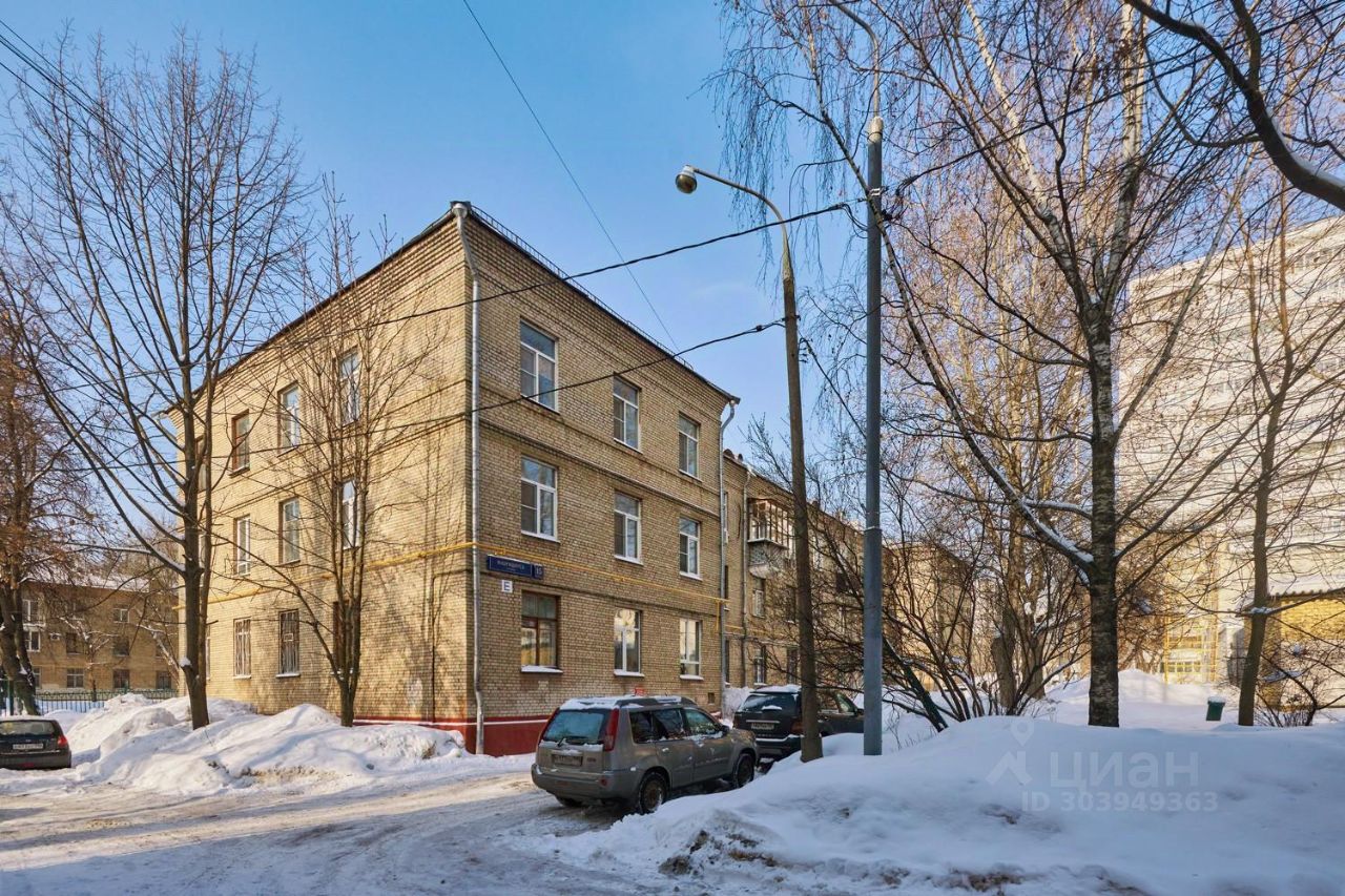 Продажа двухкомнатной квартиры 56,4м² ул. Фабрициуса, 15К1, Москва, м.  Сходненская - база ЦИАН, объявление 303949363