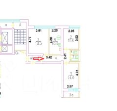 3-комн.кв., 66 м², этаж 3