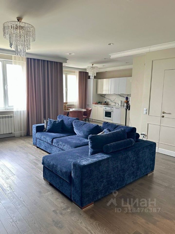 Евро3-комнатная квартира, 110 м² — фото 1
