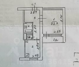 1-комн.кв., 55 м², этаж 12