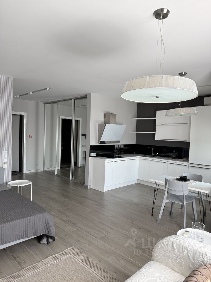 Квартира-студия, 44 м² — фото 1