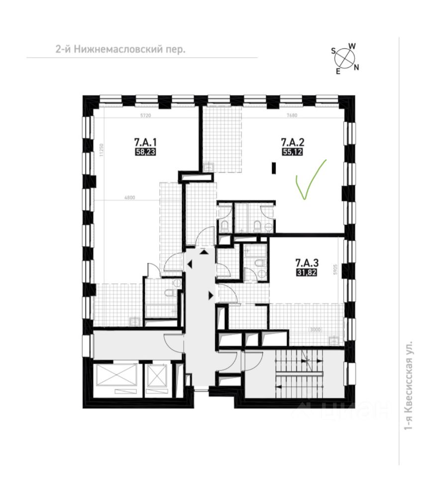 Купить 2-комнатную квартиру в ЖК Din Haus в Москве от застройщика,  официальный сайт жилого комплекса Din Haus, цены на квартиры, планировки.  Найдено 3 объявления.