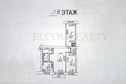 3-комн.кв., 55 м², этаж 3