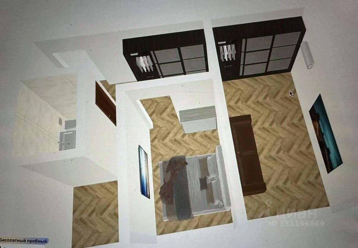 2-комнатная квартира, 45 м² — фото 5