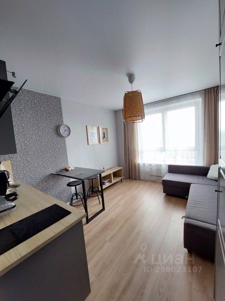 Снять квартиру-студию 20м² ул. Поляны, 5Ак2, Москва, ЮЗАО, р-н Южное ...