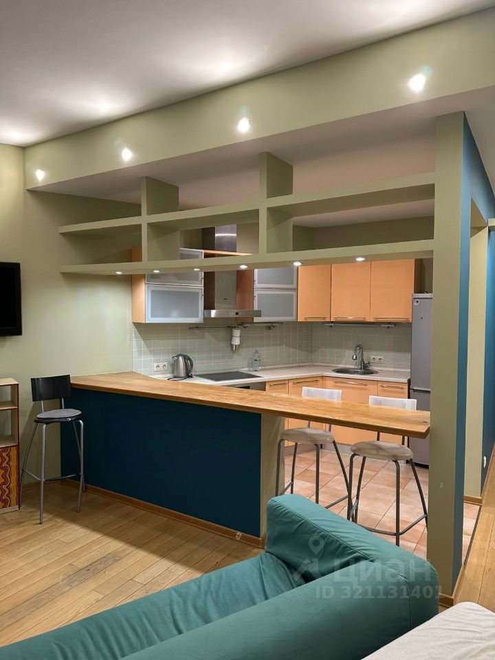 Квартира-студия, 45 м² — фото 1