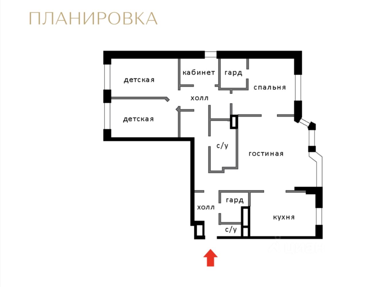 Купить 4-комнатную квартиру вторичка на улице Пудовкина в Москве, продажа  4-комнатных квартир на вторичном рынке. Найдено 1 объявление.