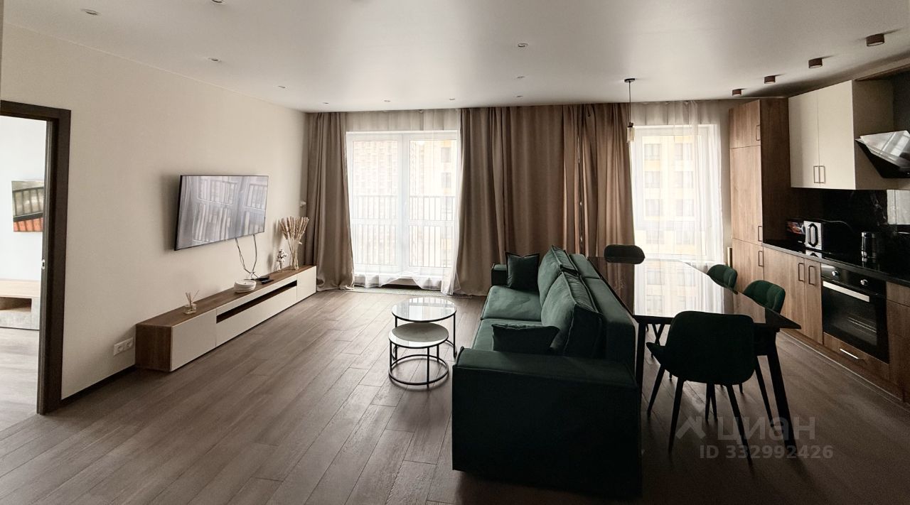 Евро3-комнатная квартира, 76 м² — фото 6