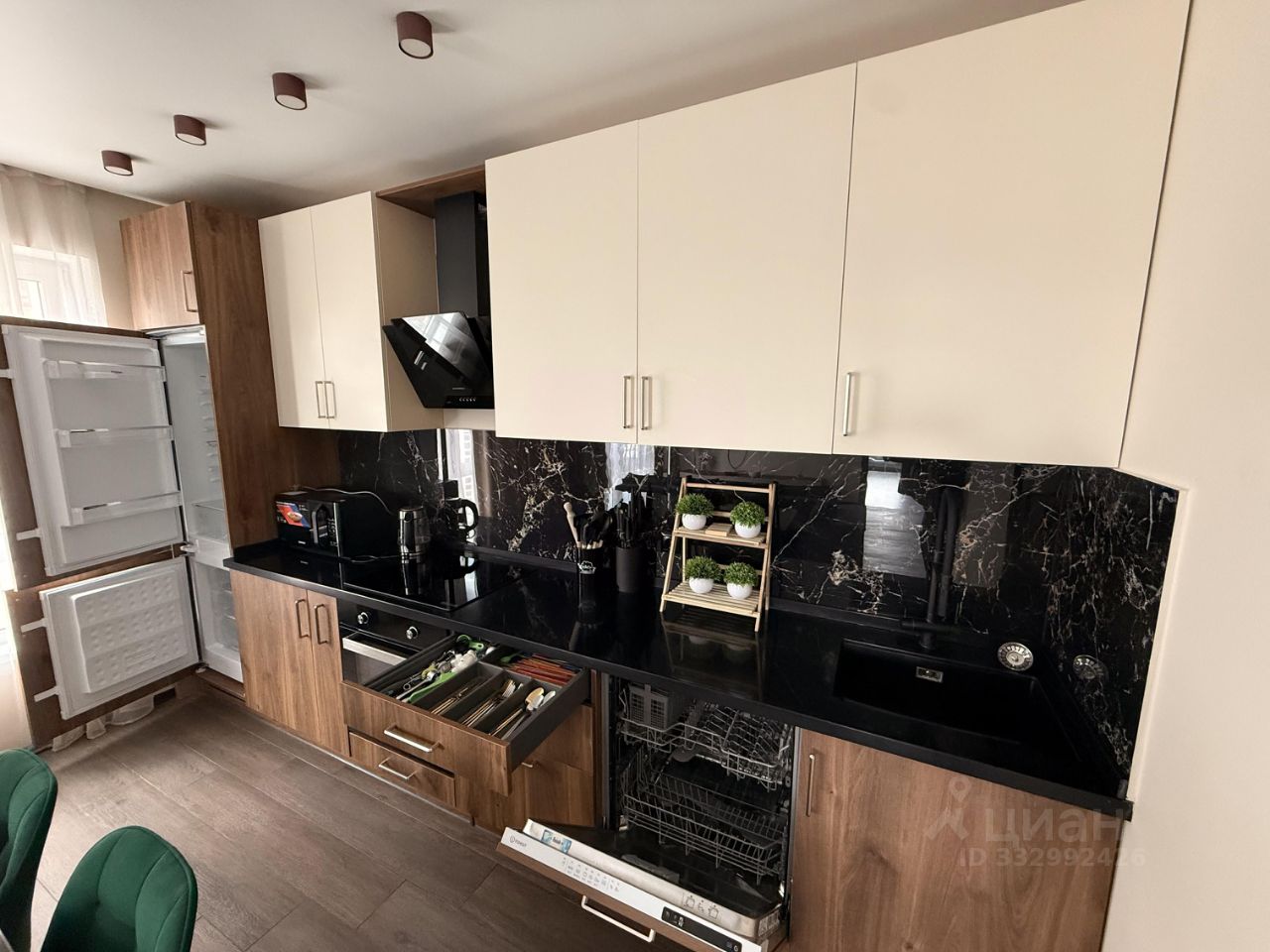 Евро3-комнатная квартира, 76 м² — фото 4