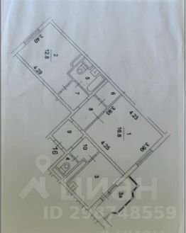 2-комн.кв., 56 м², этаж 16