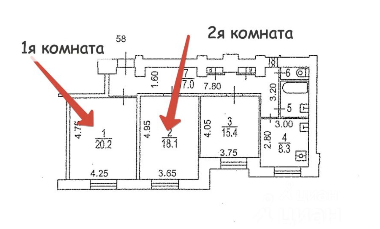 Купить квартиру на улице Трофимова дом 35/20 в Москве, продажа жилой  недвижимости на Циан. Найдено 2 объявления