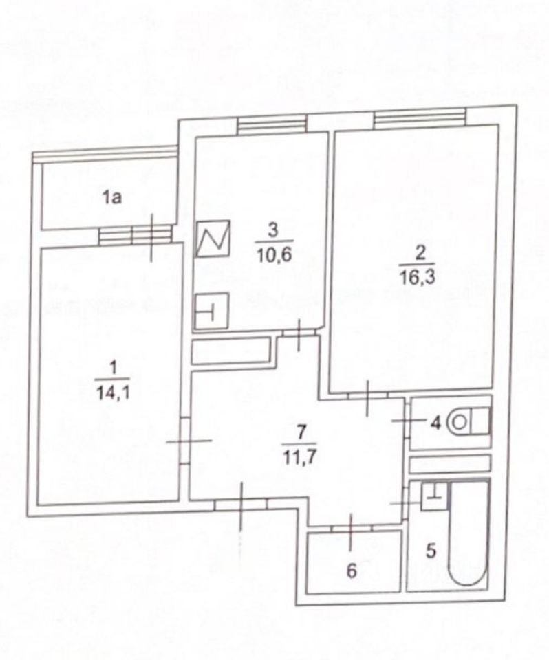 Купить двухкомнатную квартиру 60м² ул. Удальцова, 71к3, Москва, ЗАО, р ...