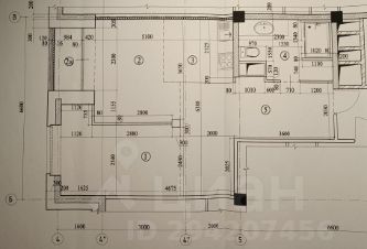 2-комн.кв., 53 м², этаж 5