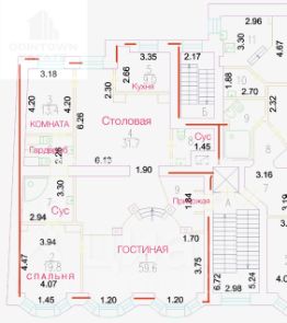 4-комн.кв., 162 м², этаж 4