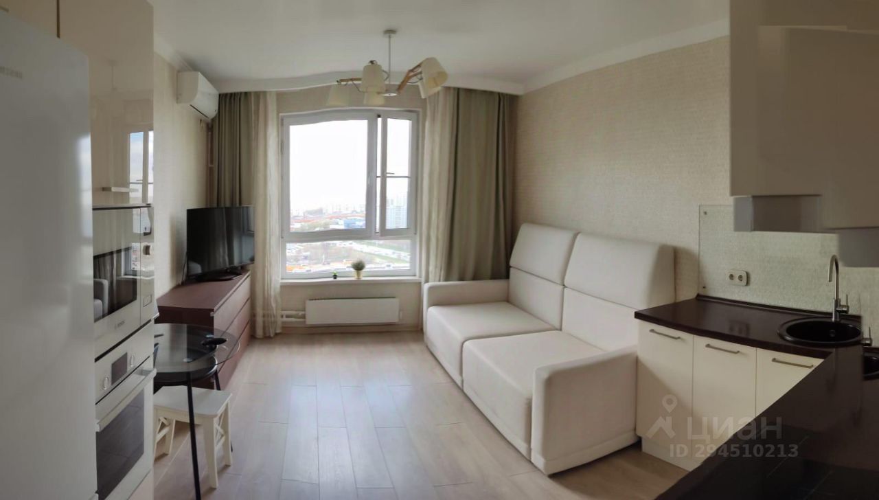 Снять квартиру-студию 24м² Варшавское ш., 141к12, Москва, ЮАО, р-н ...