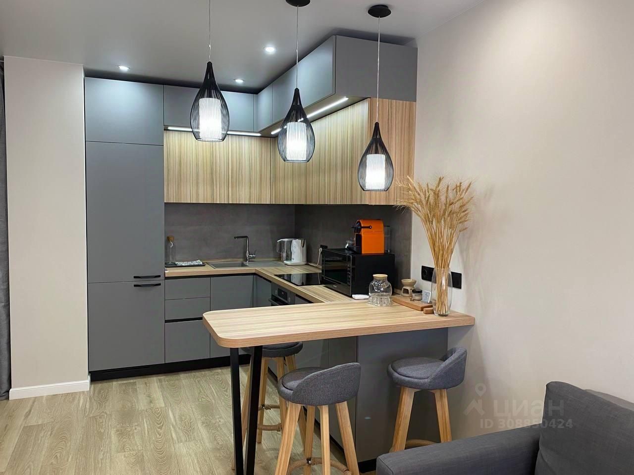 Евро2-комнатная квартира, 39 м² — фото 5