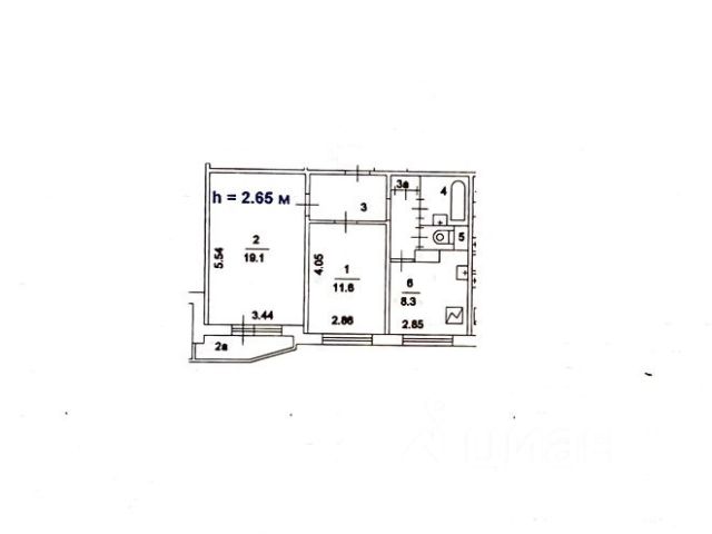2-комн., 52 м², 11/14 этаж