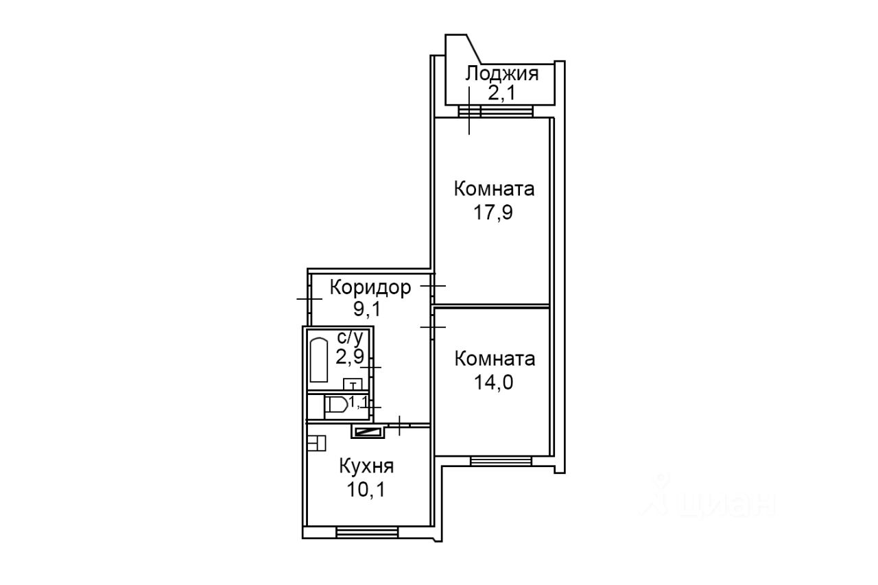 Купить 2-комнатную квартиру вторичка на улице Весенняя в Москве, продажа  2-комнатных квартир на вторичном рынке. Найдено 4 объявления.