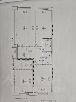 кв. своб. план., 81 м², этаж 3