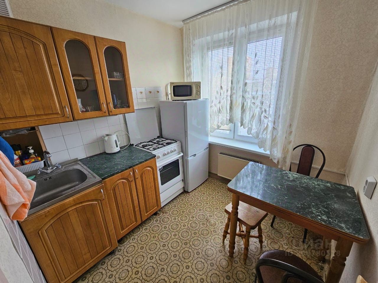 Снять однокомнатную квартиру 32м² Волгоградский просп., 58К3, Москва ...