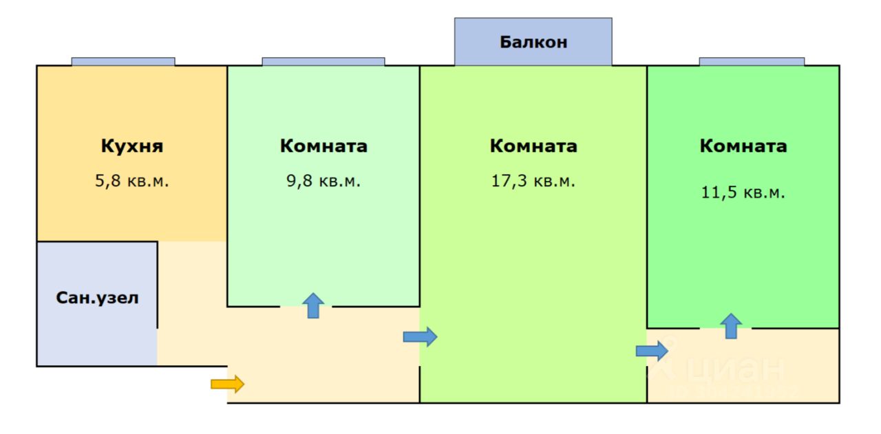 Купить 3-комнатную квартиру в пятиэтажке по реновации рядом с метро  Кузьминки (реновация), продажа 3-комнатных квартир в хрущёвке под снос.  Найдено 12 объявлений.